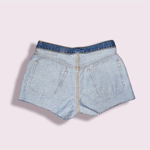 𝅺levi's High Waisted Jeans  Shorts Size 27 - Picture 4 of 8